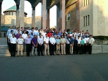 NY undergrad seminarians at Douglaston 2011.jpg